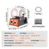 Jewelry Polisher Tumbler, 11lbs/5kg Capacity Mini Rotary Tumbler Machine with 0-60 Minutes Timer, 5 V952-WSPGJCSSDK5KG4QEZV3