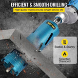 Dry Core Drill Bit, 88.9 mm Diameter 11 Threaded, 241.3mm Depth Diamond Coring Bore Tool with a V952-JJGS13.59.5IN2MQGV0