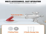 Manual Meat Grinder, Meat Mincer Sausage Maker with 1 Cutting Blade, 3 Sausage Tubes for Beef Pepper V767-VVR-ZTSDJRJZT800S8NBLV0