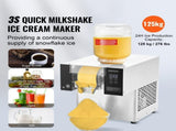 Commercial Snowflake Ice 276LBS/24H Snowflake Ice Maker, Stainless Steel Ice Shaver V952-FLXNBJFLLEDPOLJG2V3