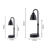 Candle Warmer Lamp, Adjustable Brightness & Height, 2 Free Bulbs Included, Warmer Lamp for Jar V1192-AZ-W-33766