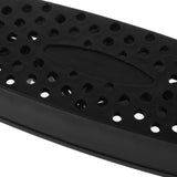 2pcs Plastic Trampoline Ladder Steps Universal Replacement Parts, PP Build Black Finish Rounded Edge V1366-AZ2-W-15409