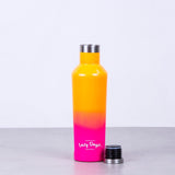 Lazy Dayz Spartan Drink Bottle 480ml - Orange Pink Ombre V915-LD0105-OP