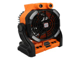 Camping Fan Rechargeable 10400mAh Timing 7 Light Modes Dual Blades Dual Motor 270&deg Adjustable V1294-YM0901-3113240224711