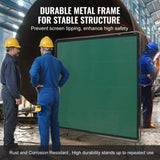 VEVOR Welding Screen with Frame 6' x 6' Welding Curtain Screen on 4 Wheels Green V952-DMSHJPF6X6YC3B64MV0