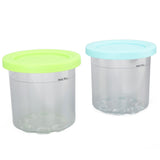 2PCS Ice Cream Pints Cup 600ml Ice Cream Container Storage Jar for Ninja NC299AMZ NC300s Blue and V1294-YM0703-3113230124911