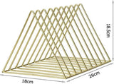 Magazine Rack Record Rack Mail Organizer Steel Triangle Mail and Book Rack Newspaper Holder V1188-MS101-01935-1