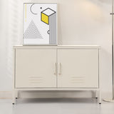 Artiss Buffet Sideboard Metal Cabinet - SWEETHEART White AI-LOCKER-MI-WH