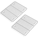 2 Pcs Stainless Steel Cooling Racks Dishwasher Safe Baking Wire Racks, 30 X 23 cm, 23 cm V1237-MS-626-329