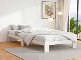 Artiss Bed Frame King Single Size Wooden White JADE WBED-F-BASE-JADE-KS