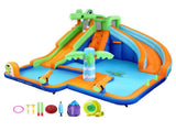 AirMyFun Kids Inflatable Pool Water Double Slide Park Jumping Castle 465X430CM IOT-B-83069-MC