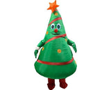 Inflatable Christmas Tree Costume Christmas Costume Polyester Christmas Costume - Green - Size 01 V1102-128-41271-GRN-01