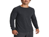 Mens Merino Wool Blend Thermal Top Long Sleeve Base Layer Underwear - Black V563-BB-SI041_SI066-BK-3XL