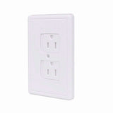 12-Pack Safety Self-Closing Outlet Covers, Wall Socket Plate Automatic Sliding Cap Cover for Child V1192-AZ-W-23110