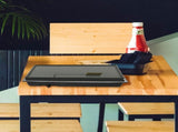 tea trays Tea Serving Plate Black Plastic Water Storage 1Pcs V1366-AZ2-W-13560