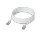 Ubiquiti UniFi Premium Patch Cable, 12M, White, Ultra-thin Braided Patch Cable, Designed And V1202-V2-NHU-PATCH-EL-C6A-12M-W