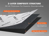 Car Sound Deadening Mat, 50 mil 4.8sq.m Car Sound Dampening Material, Butyl Automotive Sound V952-GYDPZLBDJXJ5LXCK9V0