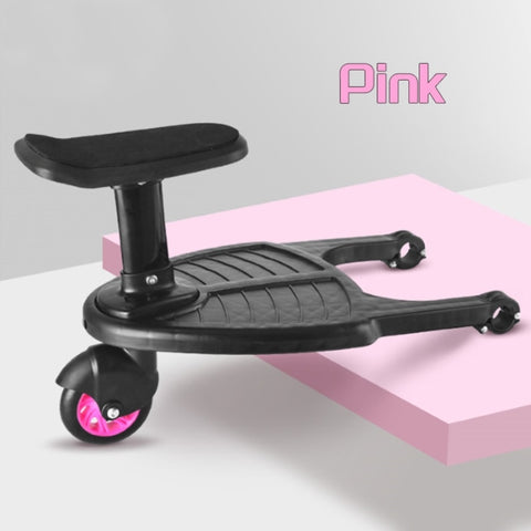 Stroller Step Board Toddler Buggys Wheel Standing Board Skateboard For Pram Kids Pink V201-BABY0002PI8AU