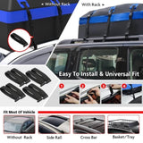 X-BULL Waterproof Car Roof Top Rack Carrier ravel Cargo Luggage Cube Bag Trave 425L V211-AUEB-CRB001