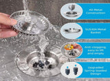 Upgraded 3 in 1 Bathroom and Kitchen Sink Drain Strainer V1258-DP02-C-830