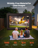 VEVOR 16 ft Inflatable Movie Screen 169 600D Movie Projector with Portable Bag V952-XCQSTYPMPJS1OV5WJ001V3