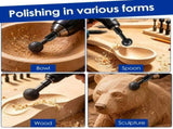 Sphere Rotary Burr Set, Powerful Cutting and Efficient Curved Processing, for Angle Grinder Drill V1369-AZ3-W-12088