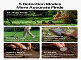 Metal Detector for Adults, 254 mm, Professional High Accuracy Gold Detector, IP68 Waterproof Search V952-DPJSTCQJB10ID7GHN001V9