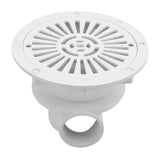 White Swimming Pool Main Drain Floor Drain G2 Water Inlet Draining Accessory V1294-YM0901-JY30354