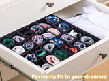 Underwear Storage Boxes - 2 Pieces - 24 Compartments - Drawer - Bra - Sock V1188-MS101-01989-1