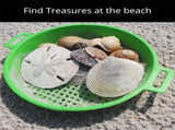 4 Pcs Sand Sifters,Tutuviw Plastic Sand Sifter,Large Sand Strainer,Sand Toys for Digging Picking Up V1189-WXFWAL-20260319-00450