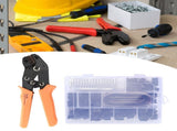 Crimping Tool Kit Ratcheting Wire Crimper Plier Terminals Set Electrician Hand Tools 0.11.0mm V1294-YM0901-3114200065011