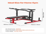 Chest Press Machine, 450 LBS Bench Press Set, Adjustable Flat Incline Bench with Independent V952-XBTJJWTSXTJSME6SYV0