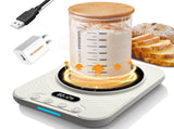 Constant Temperature Coaster with Timer, Electric Mug Warmer for Milk Coffee, Auto Off V1197-JD-070601