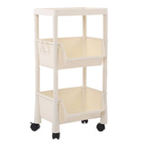 Compact Rolling Storage Organizer Large Capacity Mobile Utility Cart Movable Storage Book Shelves V1294-YM0901-3116230009713