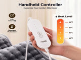 Livemor Heating Pad for Back Neck Shoulder Knee Arms Legs 60x30cm 4 Heat Settings Gift for Women Men HP-B-60X30-GY