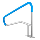 Pool Handrail 55 x 32 inch Stainless Steel with Base Plate for Spas V952-BXGYCFSDDB554Q8KLV0