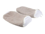 2pcs Shoe Cleaning Bag Chenille Anti Deformation 360&deg Cleaning Labor Saving Shoe Washing Machine Bag V1294-YM0901-3117240221811