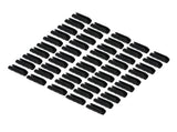 50PCS 10cm Greenhouse Film Clamp Heat Resistant Tube Clip Gardening Frame Pipe Clip for GardenBlack V1294-YM0715-3111210428411