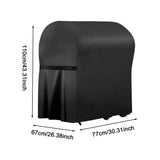 Heavy Duty Waterproof 70 Inch Grill Cover with All Weather Protection V1369-AZ3-W-14808