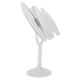LED Makeup Mirror Folding Rotatable Mirror Touch Cosmetic Mirror for Bedroom Dressing RoomWhite V1294-YM0710-3116210058111