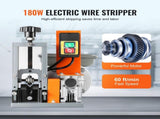 Automatic Stripping Machine, 0.06''-1.18'' Electric Motorized Cable Stripper, 180 W, 60 ft/min V952-BX180W11525MMAVETV3