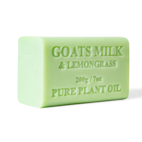 10x 200g Goats Milk Soap Bars Lemongrass Scent Pure Natural Australian Skin Care V238-SUPDZ-32088984879184