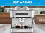 Pronti 1.6L Automatic Coffee Espresso Machine with Steam Frother CFM-16L-CRK-825