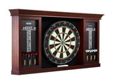 Dartboard and Cabinet Set, Ready-to-Play Bundle Official Size Dartboard Cabinet Set, Steel Tip Dart V952-MJTZZXBFHJK0P1LMJV0