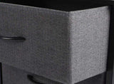 Levede Storage Cabinet Tower Chest Dark Grey CH1047-DG