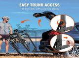 4 Bike Rack Hitch Mount Folding Swing Down Bicycle Carrier Car Truck SUV 150 lbs V952-GJZXCJXGSGJJ63517V0