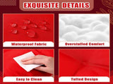 4 Pcs Outdoor Chair Cushions 18.9 x 18.9 Inch Waterproof Sun Protection Patio Furniture Overstuffed V1258-DP02-C-2265