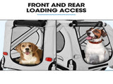 TAG-ALONG Pet & Cargo Bike Trailer, Bicycle Pet & Cargo Trailer, Cargo Carrier, Grey V219-BCAPBTTAPTGA