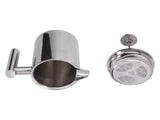 Stainless Steel Coffee Maker Portable Manual Coffee Pot Kettle Cup for Home Office800ml V1294-YM0901-3113210127111