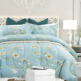 Floral Soft Comforter Set, Queen/King Size, Quilted Bedding for All Seasons V745-MAB010394AJ3